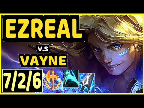 EZREAL vs VAYNE - 7/2/6 KDA BOTTOM ADC CHALLENGER GAMEPLAY - BR