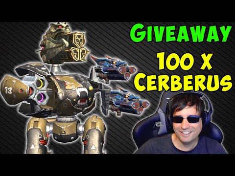 NEW GIVEAWAY 100 CERBERUS Robots & War Robots Mk2 Gameplay WR