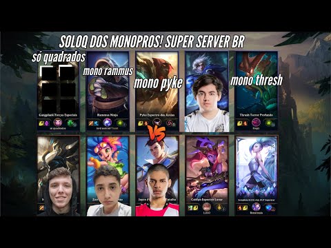SOLOQ DOS MONOPROS, OS MONOS DOMINARAM? SUPER SERVER BR
