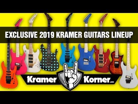 EXCLUSIVE! Winter NAMM 2019 Kramer Guitars Lineup