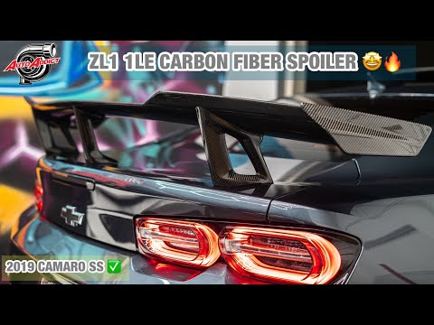 2019 Chevy Camaro SS | ZL1 1LE Carbon Fiber Spoiler Install | Auto Addict USA | Anderson Composites