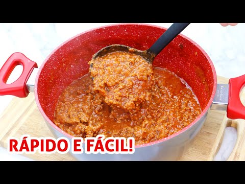 Molho de Carne Moída para Macarrão: Receita Fácil e Rápida