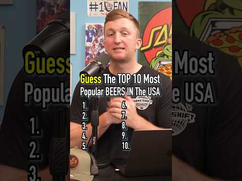 Top 10 Most Popular Beers In America In 2024! #shorts #beer #drinking #top10 #america #usa