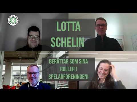 Lotta Schelin kort presentation av sitt jobb i Spelarföreningen