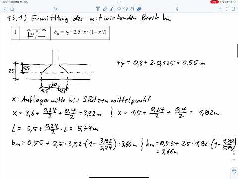 Aufg13 - Einzellast auf Decke gemäß DAfStb Heft 631 (Klausur WiSe 2022/23)