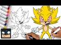 How To Draw Fleetway Sonic | Draw & Color Tutorial