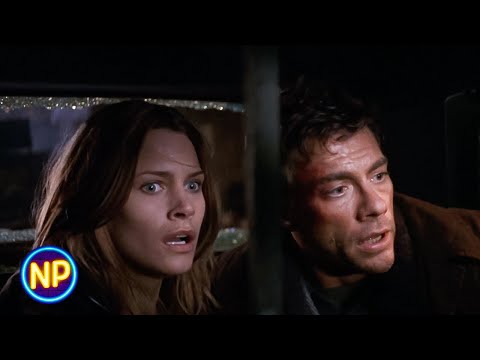 Taxi Chase Through a Crowd of People | Maximum Risk (1996)