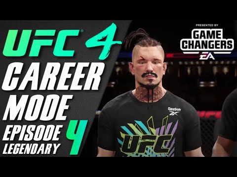 UFC 4 - CAREER MODE - Episode #4 - LEGENDARY Difficulty / Racking Up Wins
