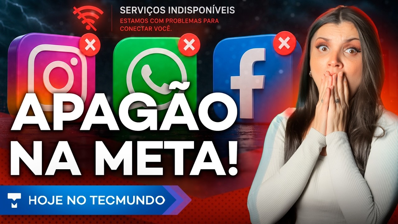 CAIU AÍ? APAGÃO NO WHATSAPP E INSTAGRAM! ELON MUSK + SPACEX, PC GAMER DESVIA BALA E SALVA MULHER?!