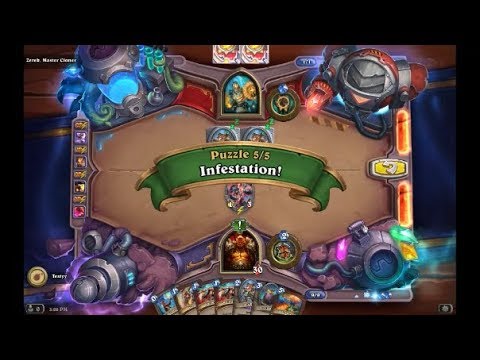 Solution Puzzle Lab Mirror: Infestation! - Zerek, Master Cloner (5/5), Hearthstone Boomsday