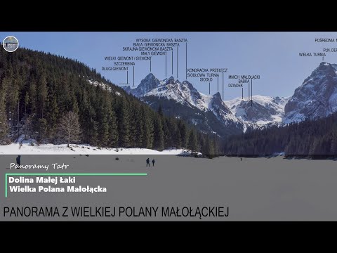 Panorama z Doliny Małej Łąki - Wielka Polana Małołącka