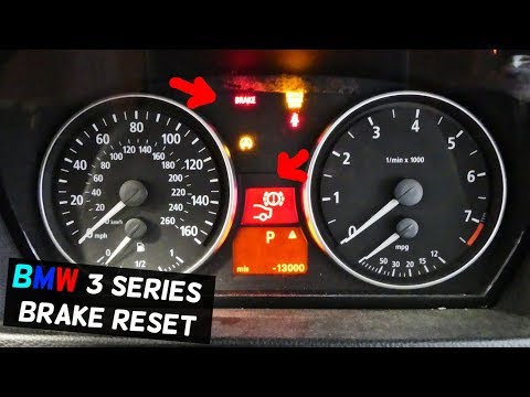 HOW TO RESET BRAKE SERVICE ON BMW E90 E91 E92 E93