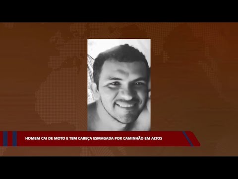 Homem cai de moto e tem cabeça esmagada por caminhão em Altos 19 01 2023