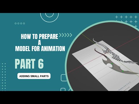 How to Make a 3D Model for Animation Part 6