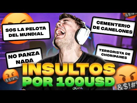 EL QUE MEJOR ME INSULTA GANA 100USD 🤑