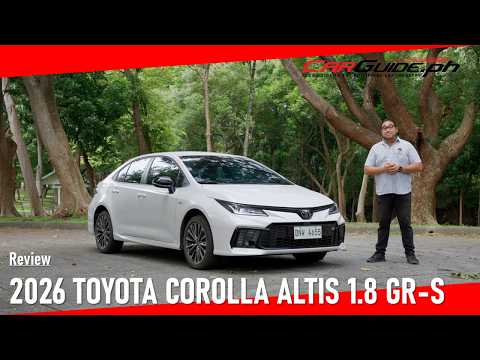Thumbnail for Review: 2026 Toyota Corolla Altis 1.8 GR-S HEV | CarGuide.PH by Toyota, Toyota GR Corolla, Toyota Corolla, Car