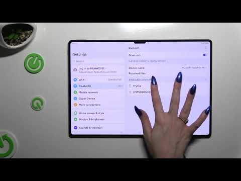 How to Connect Bluetooth Device on Huawei MatePad Pro 13.2?