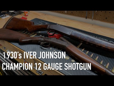1930's Iver Johnson Champion 12 Ga Shotgun