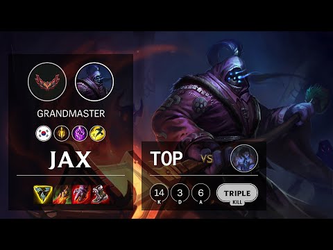 Jax Top vs Sylas - KR Grandmaster Patch 12.5