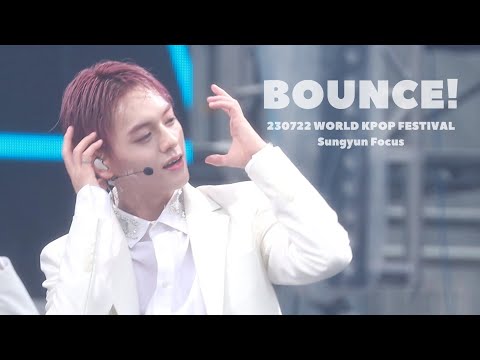 [4K] 230722 엔싸인 (n.SSign) - BOUNCE! (성윤 직갬 Sungyun Focus) | 2023 WORLD KPOP FESTIVAL