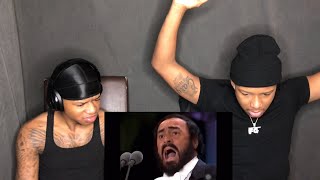 Hip Hop Heads first time hearing Opera Luciano Pavarotti - Nessun Dorma REACTION