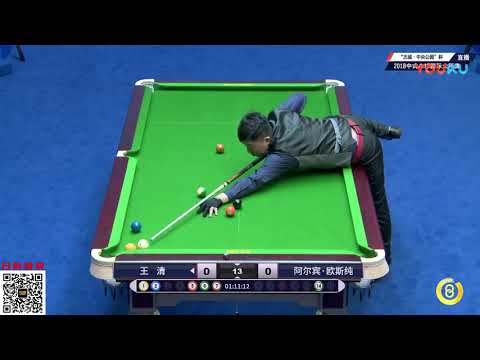 Wang Qing VS Albin Ouschan (AUT) - World Chinese 8 Ball Masters Tour 2018-2019 Stop 2 Siping