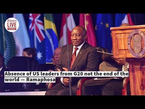 Absence of US leaders from G20 not the end of the world — Ramaphosa