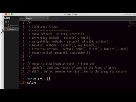 Javascript Tutorial Part 037 Array Queue Methods Proactive Tutorial