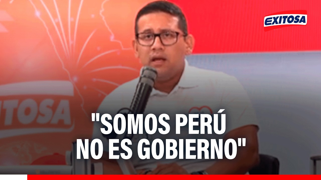 🔴🔵 Somos Perú NO ES GOBIERNO junto a José Jerí, señala candidato: "No se va a proteger a nadie"