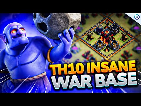 Best TH10 War Base 2026 | Anti 2 Star Base for CWL & Clan Wars