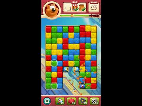 Toon Blast Level 7609 - NO BOOSTERS 🐻🐺🐱 | SKILLGAMING ✔️