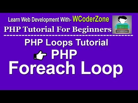 PHP Foreach Loop - PHP Loops Tutorial