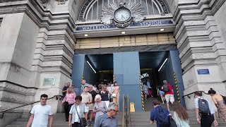 Central London Walking Tour | Charing Cross Rd, Strand, Waterloo | 4K HDR City Walk