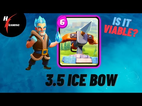 Ice Bow 3.5 Deck | Clash Royale Live Ladder Gameplay