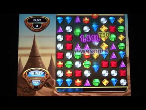 Classic Game Room - BEJEWELED HD review for iPad - YouTube