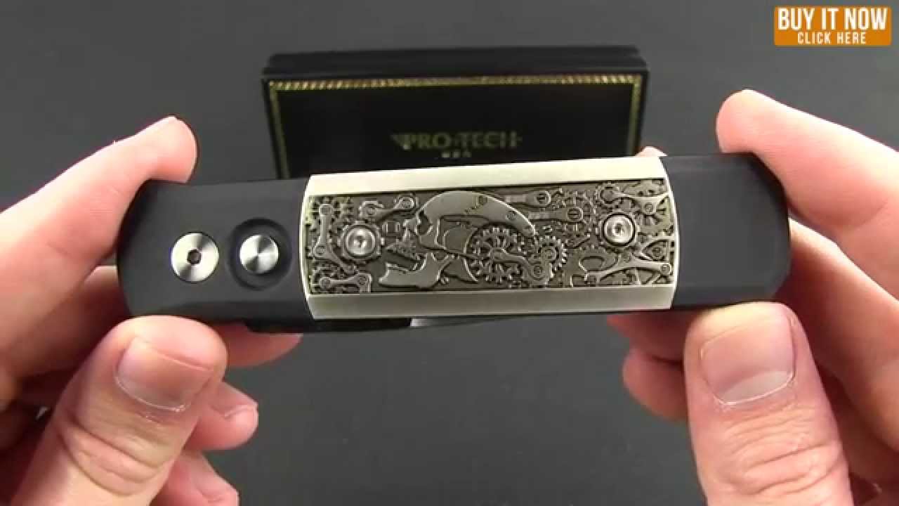 Pro-Tech Godson Steampunk Automatic Knife (3.15" Satin)