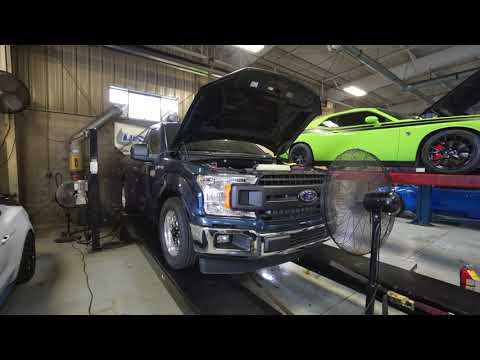 Procharged 2020 F150 puts down the power at Livernois Motorsports!