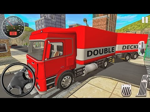 Euro Truck Driver 2018 Simulator - Heavy Double Trailer Transport - Android Gameplay