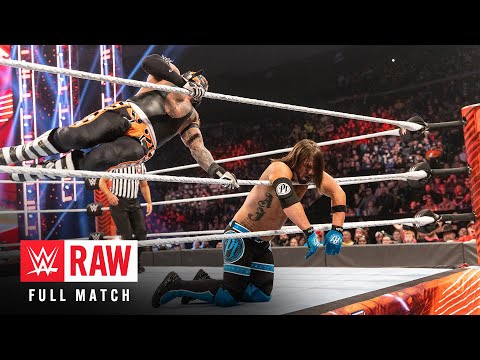 FULL MATCH — AJ Styles vs. Rey Mysterio — Elimination Chamber Qualifying Match: Raw, Jan. 31, 2022