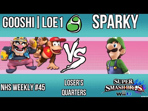 NHS Weekly #45: Gooshi|LOE1 (Diddy/Wario) vs Sparky (Luigi)