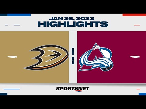 NHL Highlights | Ducks vs. Avalanche - January 26, 2023