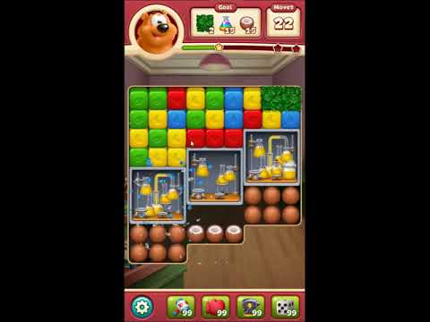 Toon Blast Level 3877 - NO BOOSTERS 🐻🐺🐱 | SKILLGAMING ✔️