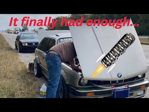 I finished my turbo E30 motor and then blew the head off of it