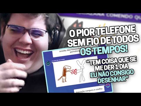 CASIMIRO JUNTOU OS AMIGOS PARA JOGAR GARTIC PHONE E FOI ISSO QUE ACONTECEU (pt1) |Cortes do Casimito
