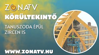 ZÓNA TV – KÖRÜLTEKINTŐ – Jól halad a tanuszoda építése Zircen – 2022.01.26.