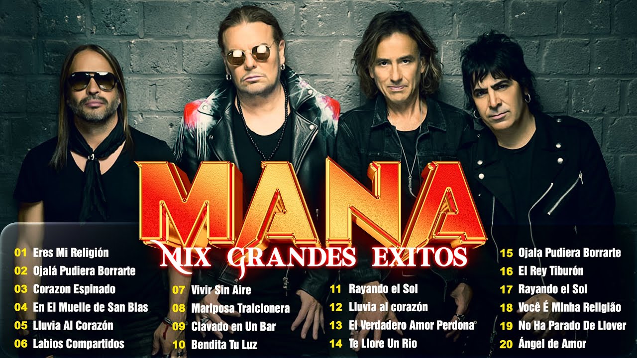 MANA 25 GRANDES EXITOS SUS MEJORES CANCIONES ~ MIX ÉXITOS BALADAS ROMÁNTICAS
