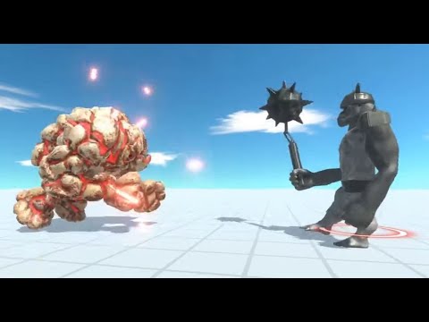 Death Run Escape Lava Golem vs Shatterilla ARBS 1000 Death Match Animal Revolt Battle Simulator