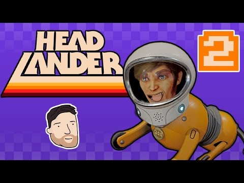 Let's Play Headlander - PART 2: Pleasure Port Noggin Washes | Graeme Games