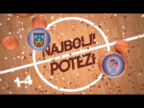NAJBOLJI POTEZI - 03. KOLO ( KK PARAĆIN - KK PLANA ) 1-4