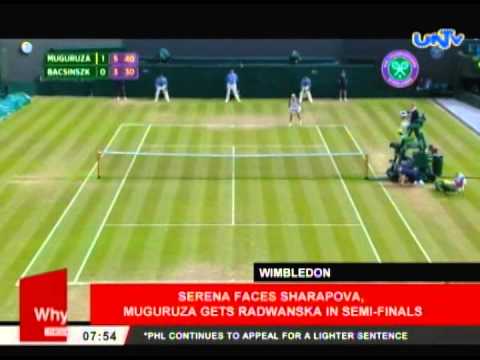Serena faces Sharapova, Muguruza gets Radwanska in Semi-finals